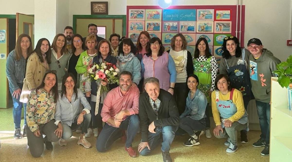 Imagen de la entrega del premio Doctor Borràs en el colegio de Alfarrasí, en una edición pasada.