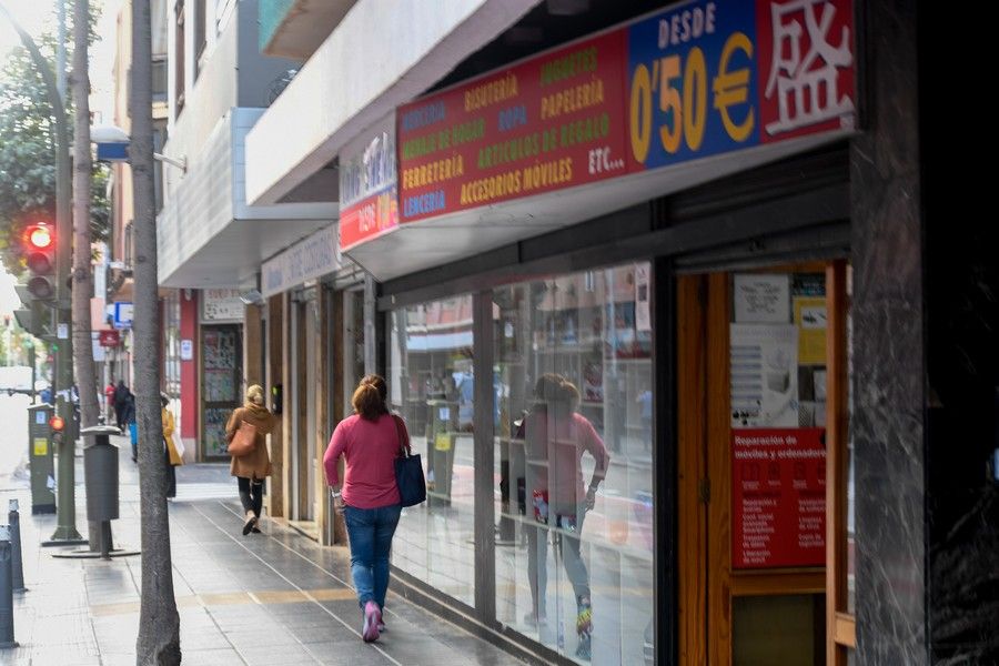 Comercios chinos en la capital grancanaria