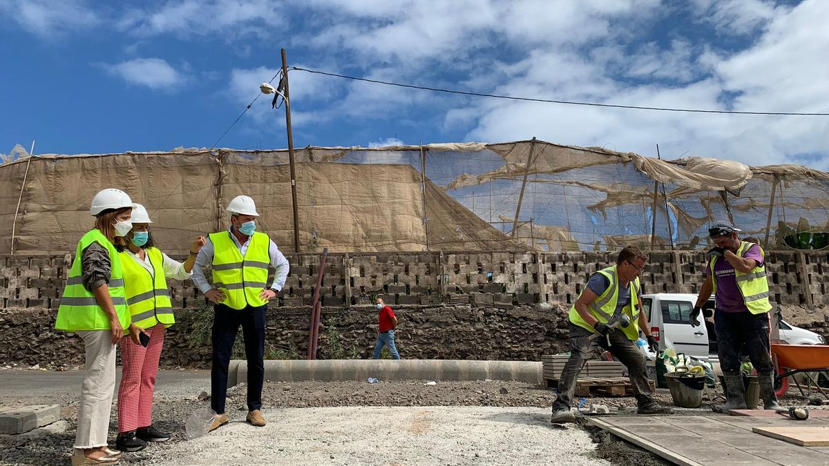 Lopesan retoma las obras de la carretera de Melerana