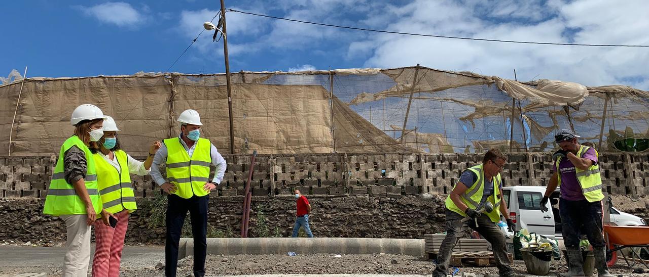 Lopesan retoma las obras de la carretera de Melerana