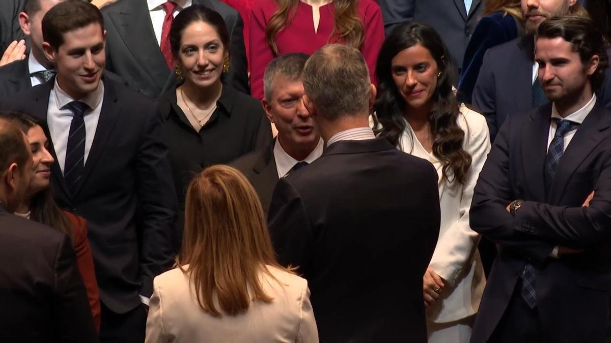 El Rey asiste al acto de entrega de despachos de los nuevos jueces