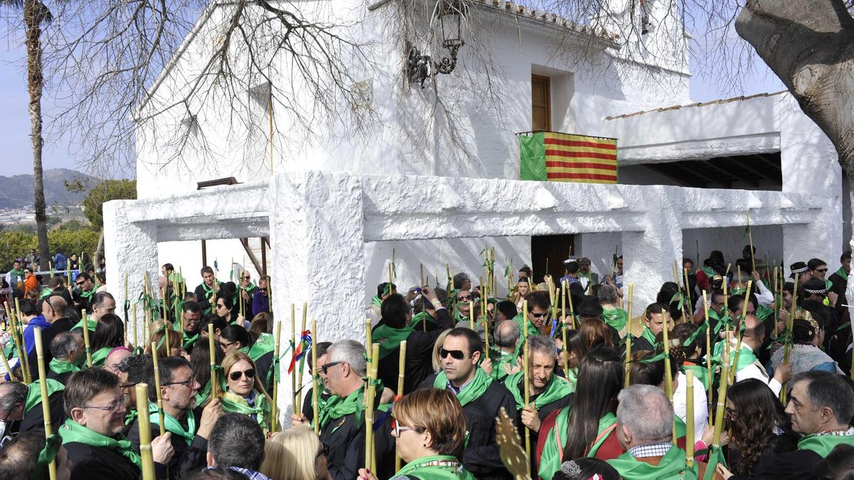 Imagen de la Romeria de les Canyes de Castelló.