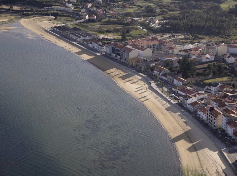 Playa del Arenal, en A Pobra do Caramiñal.