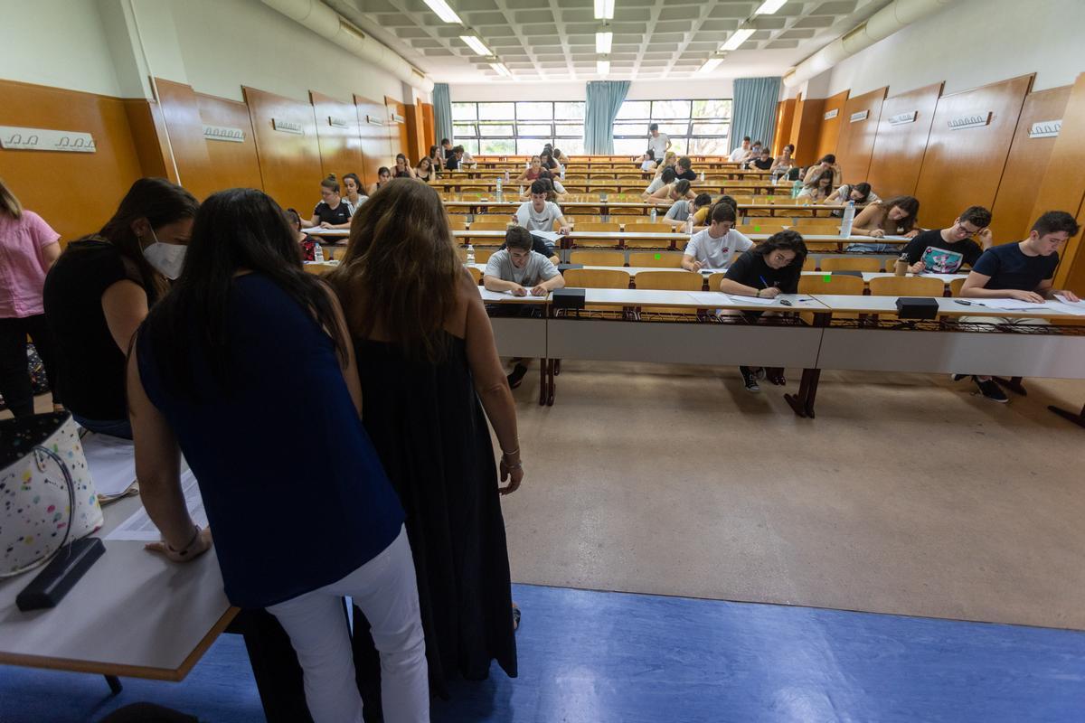 Primer día de Selectividad en la Universidad de Alicante
