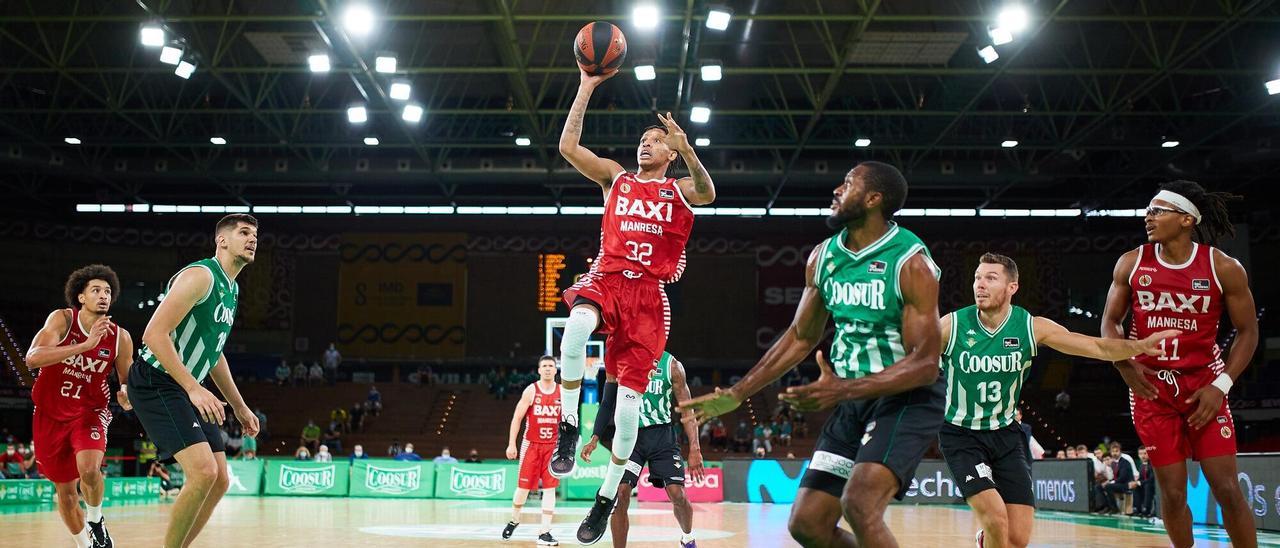 Joe Thomasson, en el partit de la tercera jornada de lliga que el Baxi va guanyar a Sevilla per 64-106