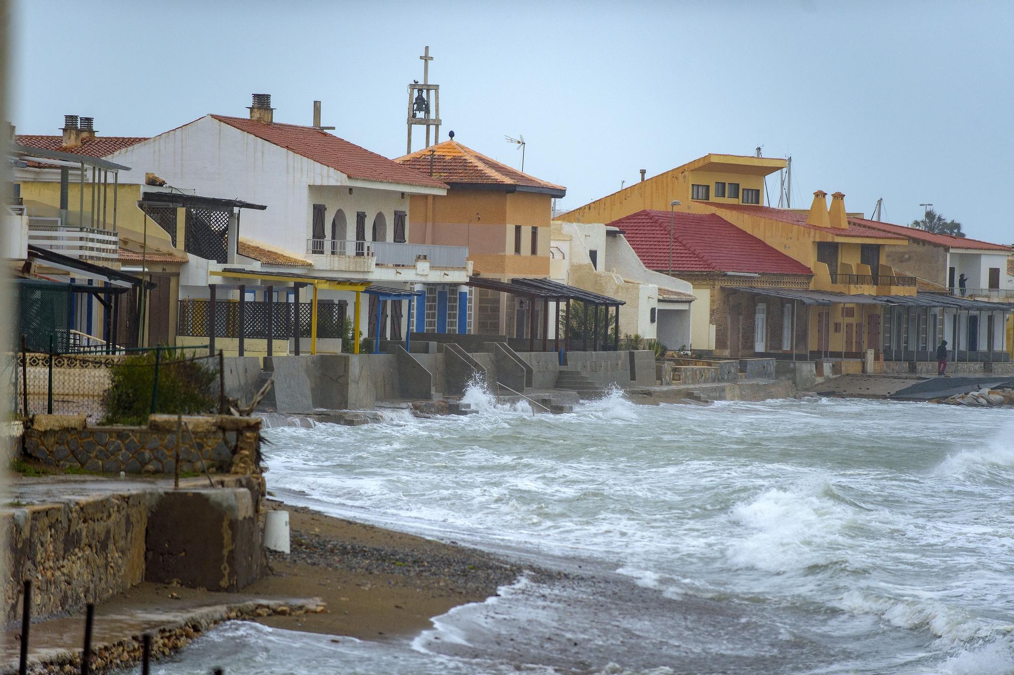 Así ha sido el temporal en Cabo de Palos y La Manga