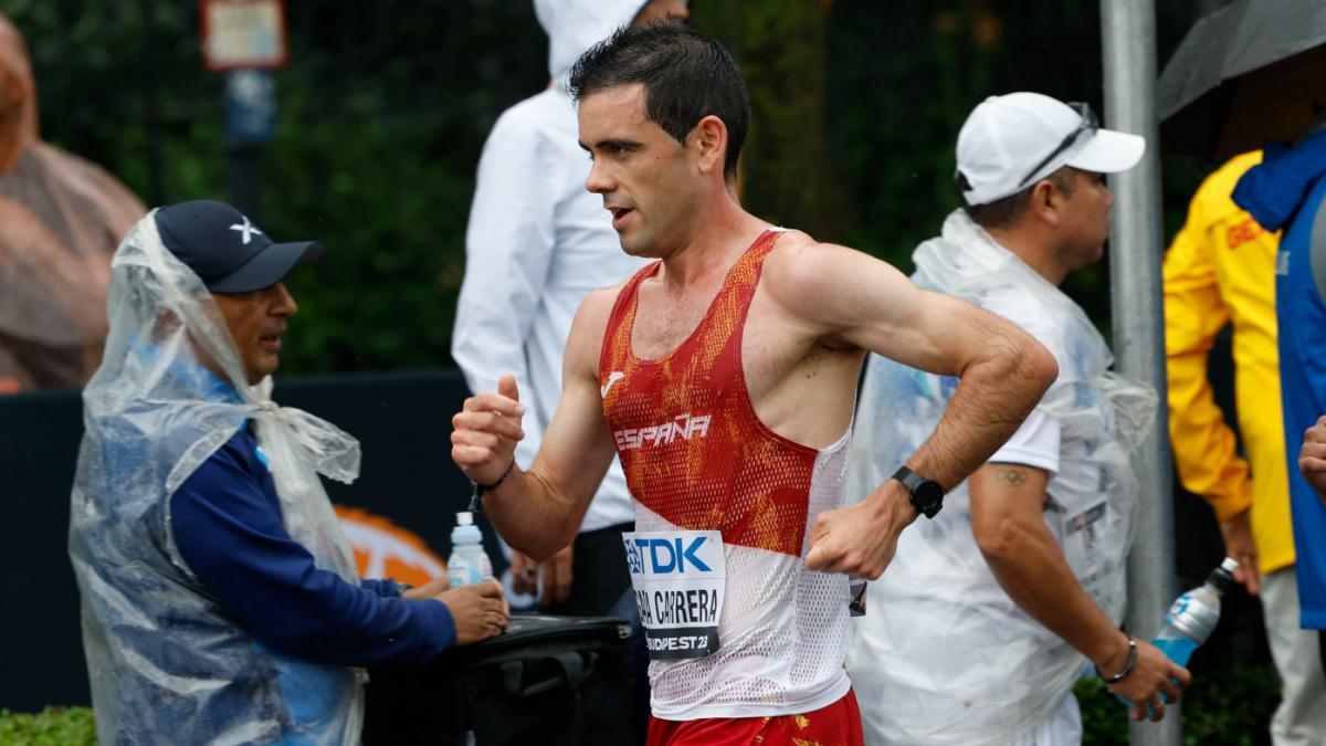 Diego García, en el Mundial de Budapest'23