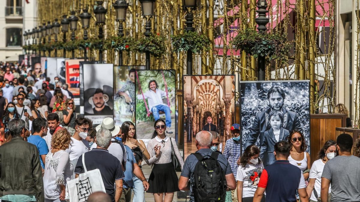 Fotos de la exposición 'Out Flamenco' de la calle Larios