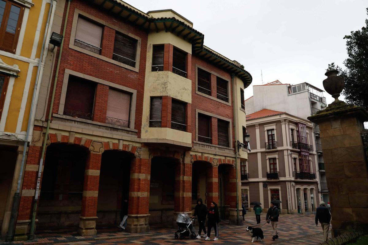 Edificio en el número 71 de la calle Rivero, en una imagen de archivo.