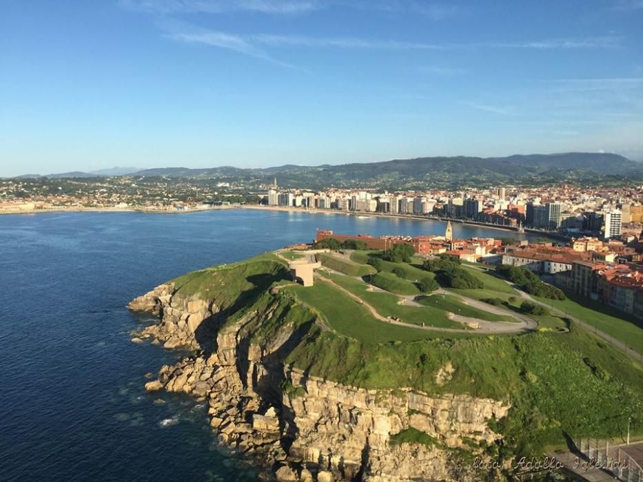 Gijón desde el aire