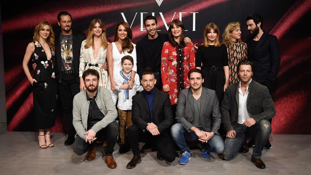 Todos los protagonistas en la presentación del final de Velvet