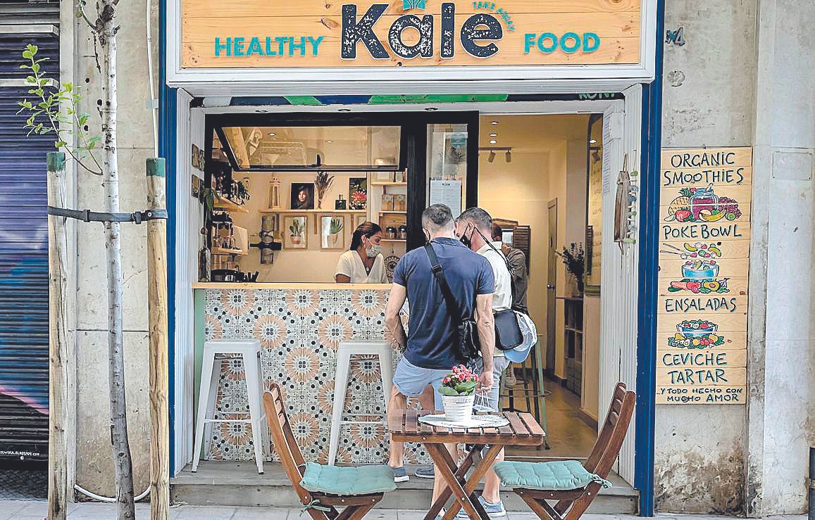 El restaurante KALE, situado cerca del Mercat de l’Olivar.