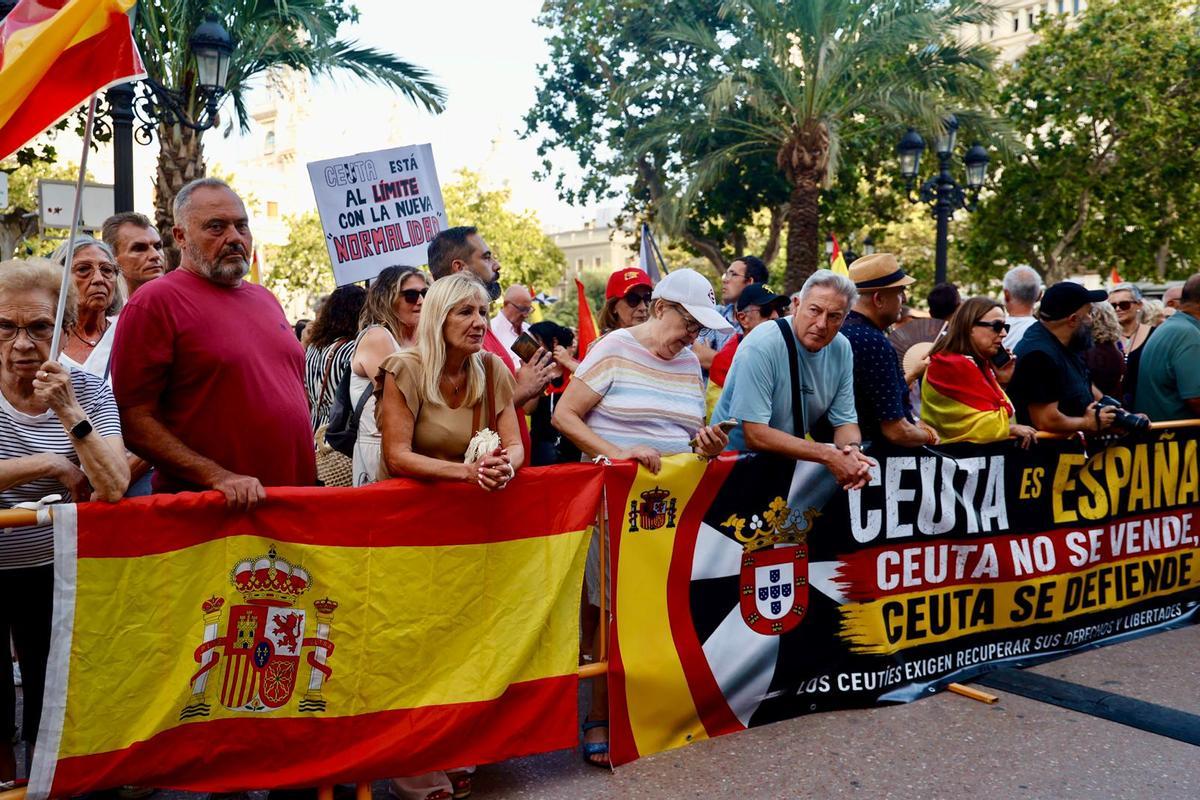 Manifestación en València en apoyo a Ceuta Manifestación en València en apoyo a Ceuta