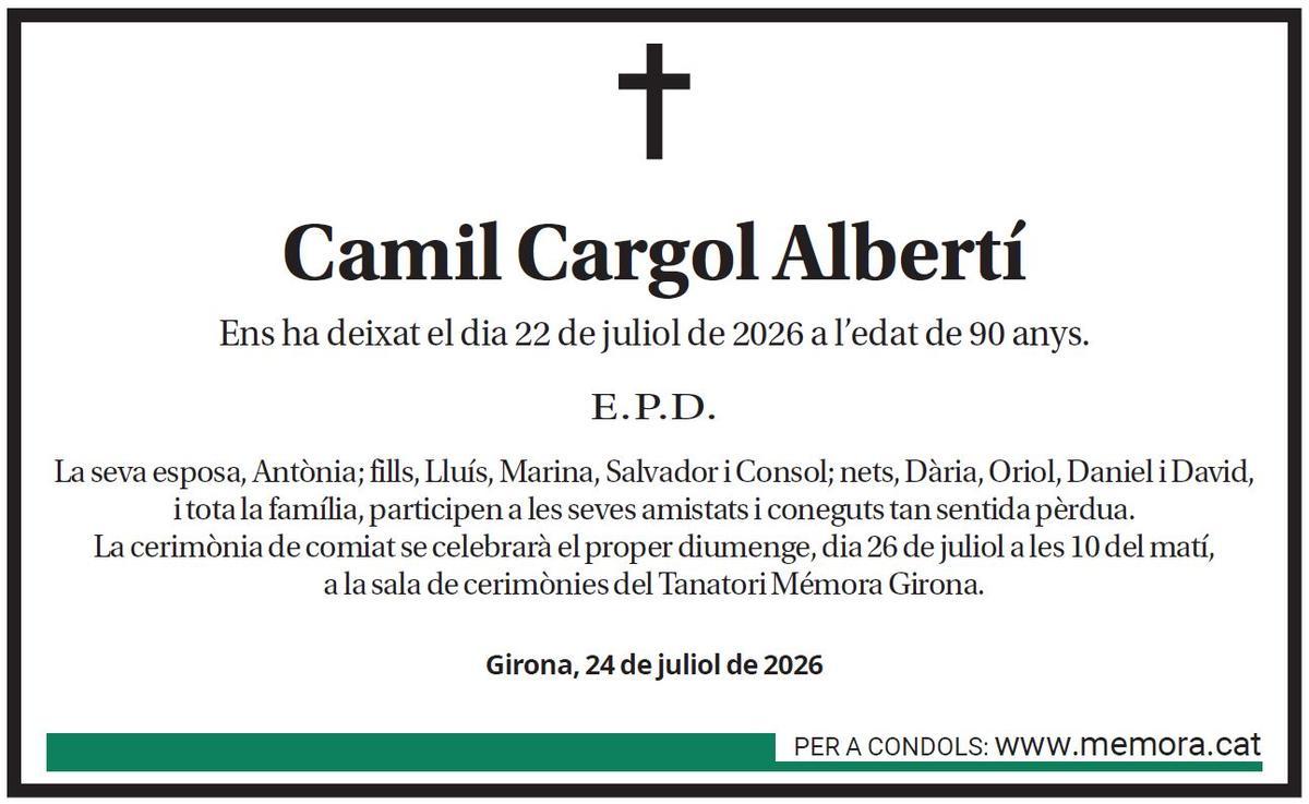 Camil Cargol Albertí.