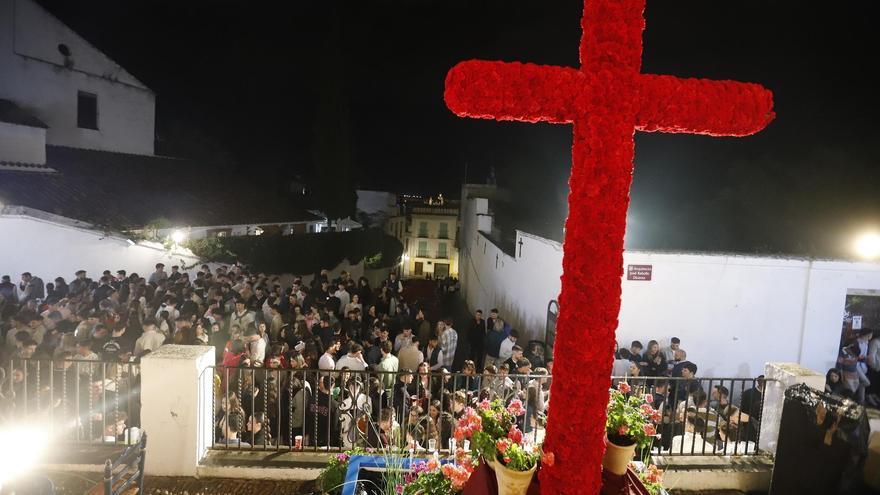 Cruz de mayo del Bailío, en la noche del pasado sábado al domingo.
