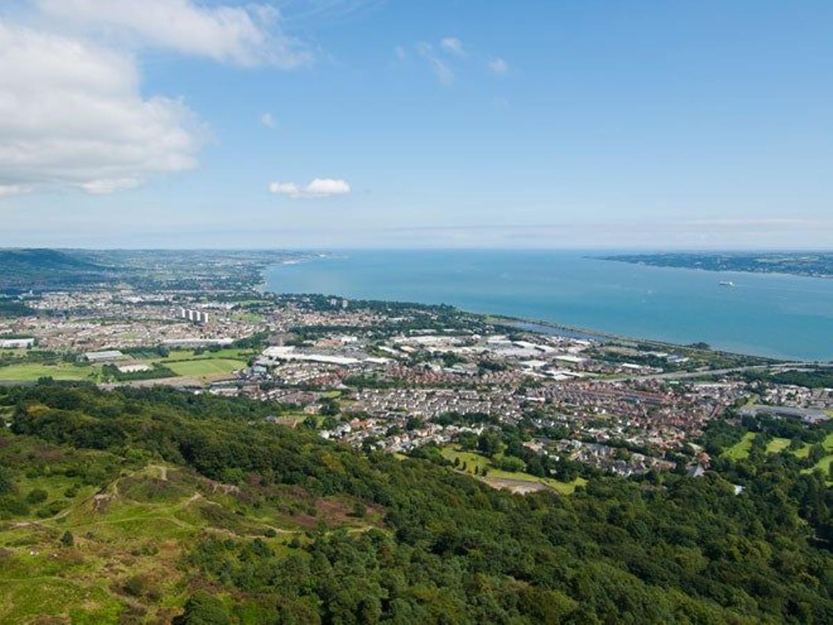 Vista aérea de Belfast.