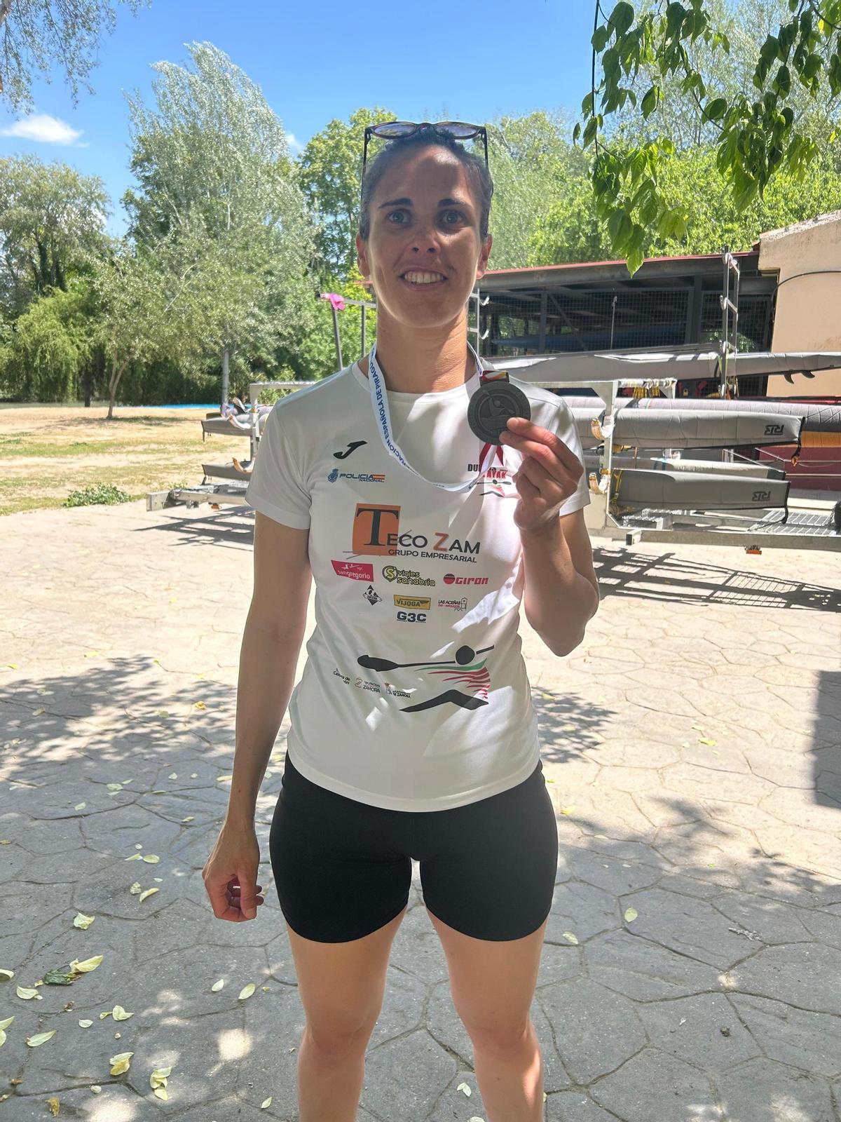 Eva Barrios, subcampeona de España de media maratón