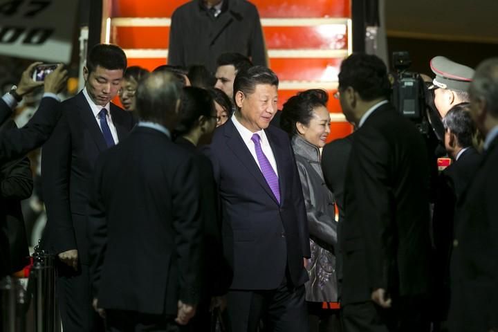 LLEGADA DE XI JINPING A GRAN CANARIA