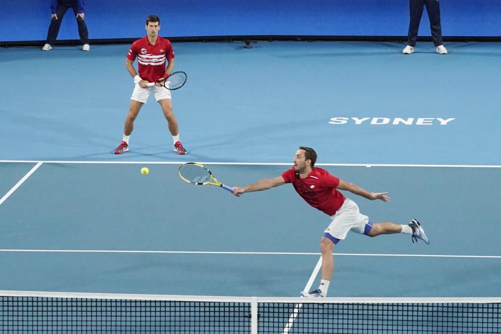 Serbia gana a España la Copa ATP