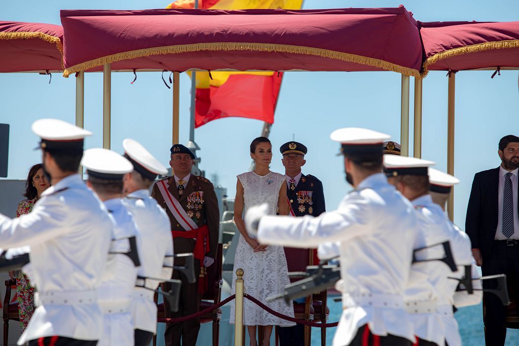 Así ha sido la visita de la reina Letizia a Cartagena