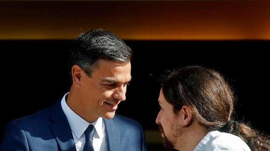 Sánchez e Iglesias allanan el terreno a un pacto presupuestario todavía insuficiente