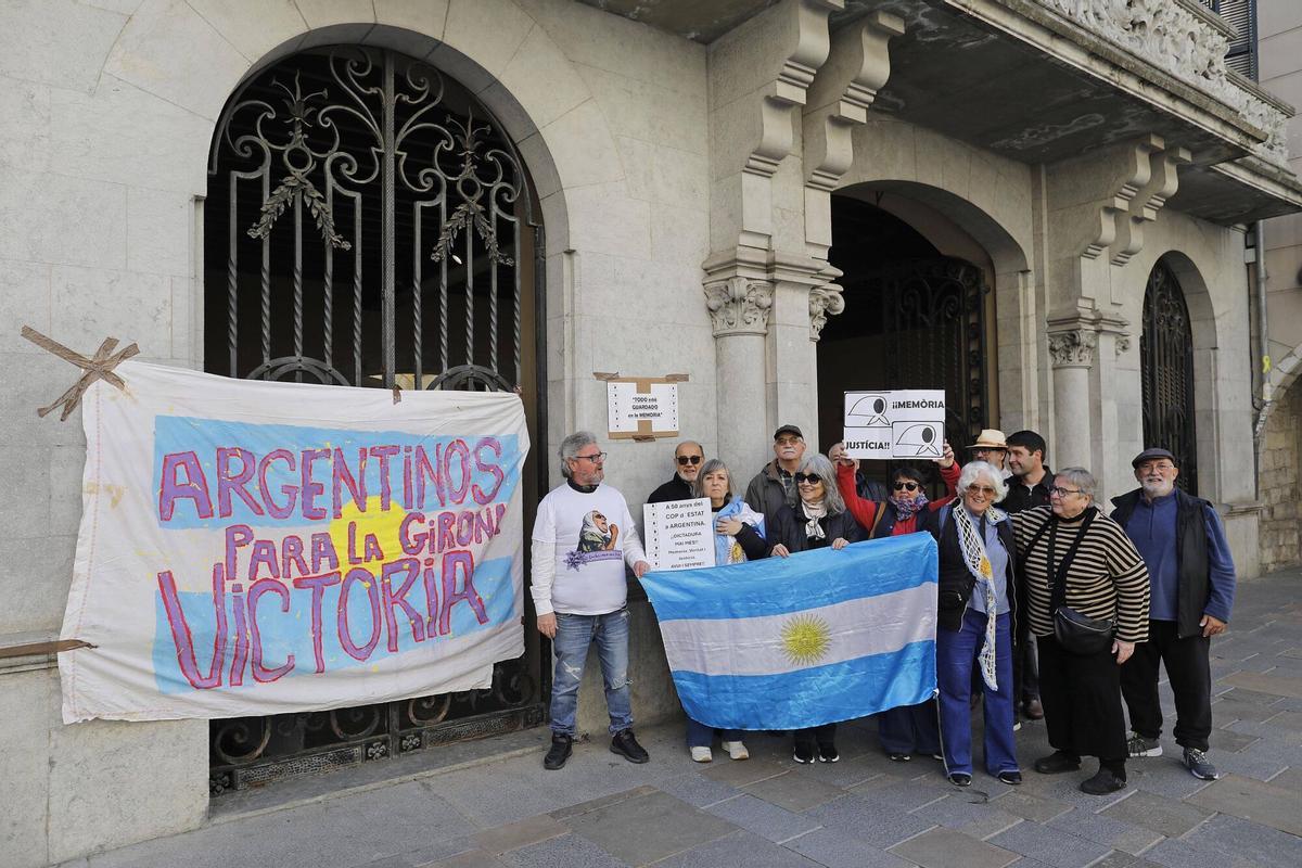 Les imatges de la concentració pels 50 anys del cop d'estat a Argentina