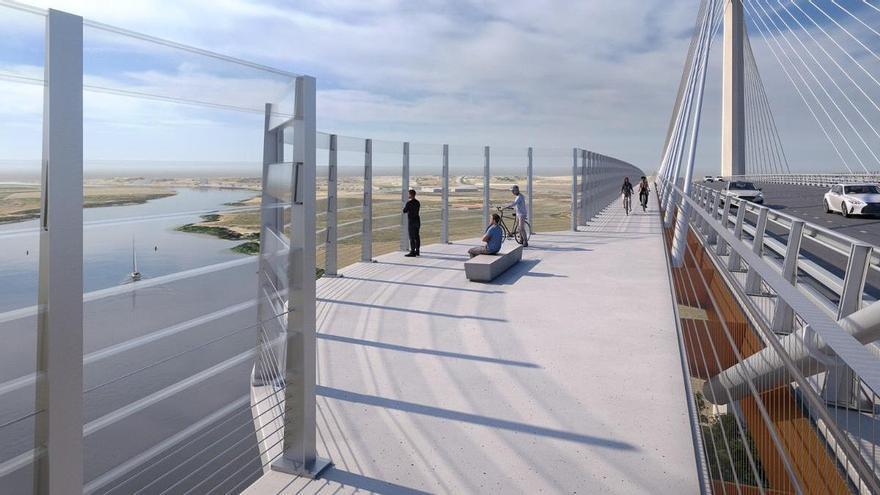 El puente de la SE-40 que cruzará el Guadalquivir será el tercero más alto del mundo para el paso de barcos