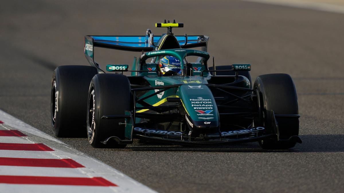 El AMR26 de Fernando Alonso, nuevamente a escena