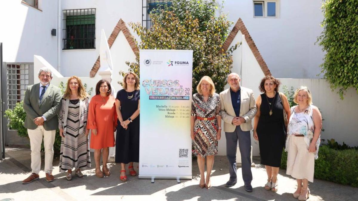 Presentación de los Cursos de Verano de la UMA en Marbella.