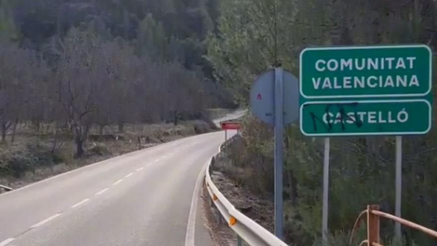 &quot;Vergonzoso, lamentable&quot;: la reacción de una ciclista cuando cruza la frontera entre Castellón y Teruel