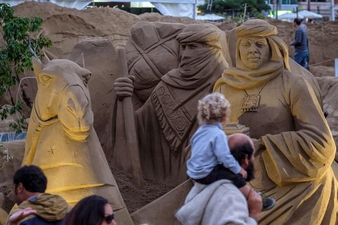 Inauguración del tradicional Belén de Arena