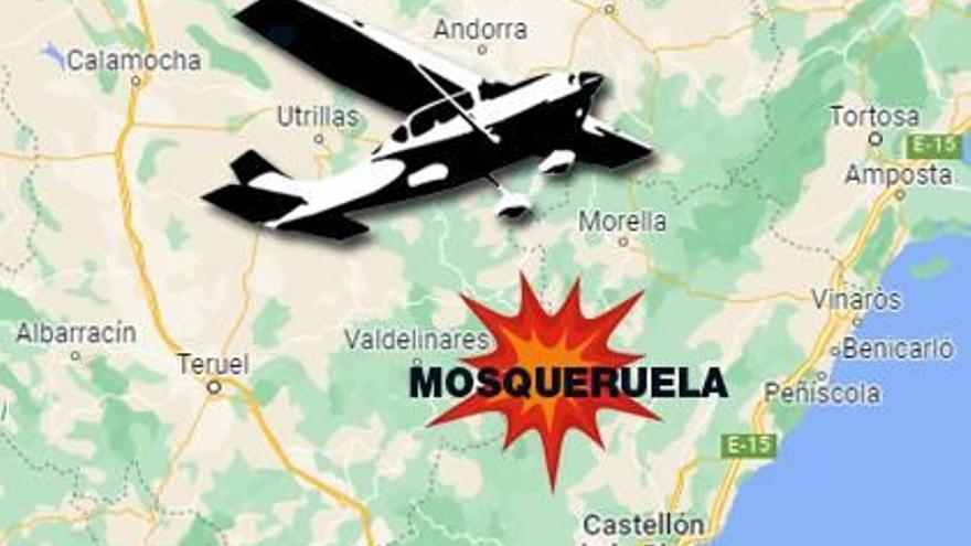 Accidente de avioneta en Mosqueruela.