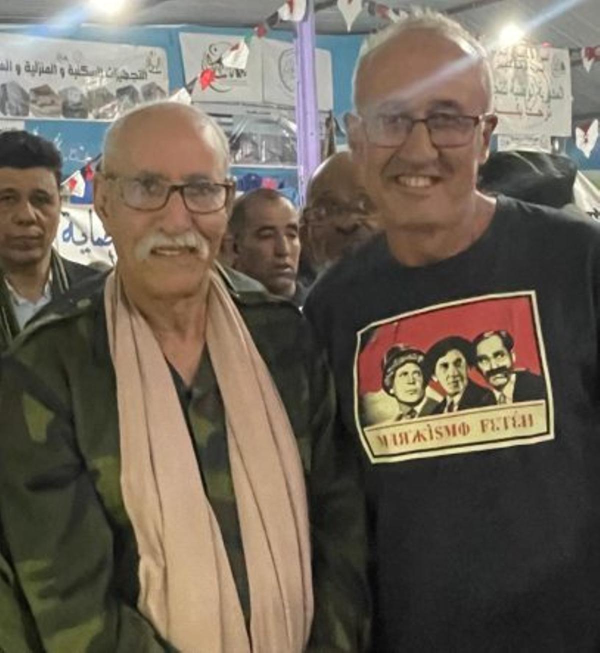 Con el presidente de la RASD. | FGCS