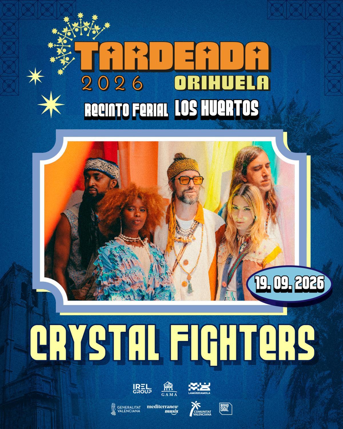 Cartel de la actuación de Crystal Fighters