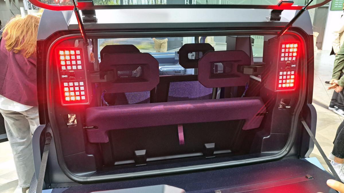 Maletero del Dacia Hipster