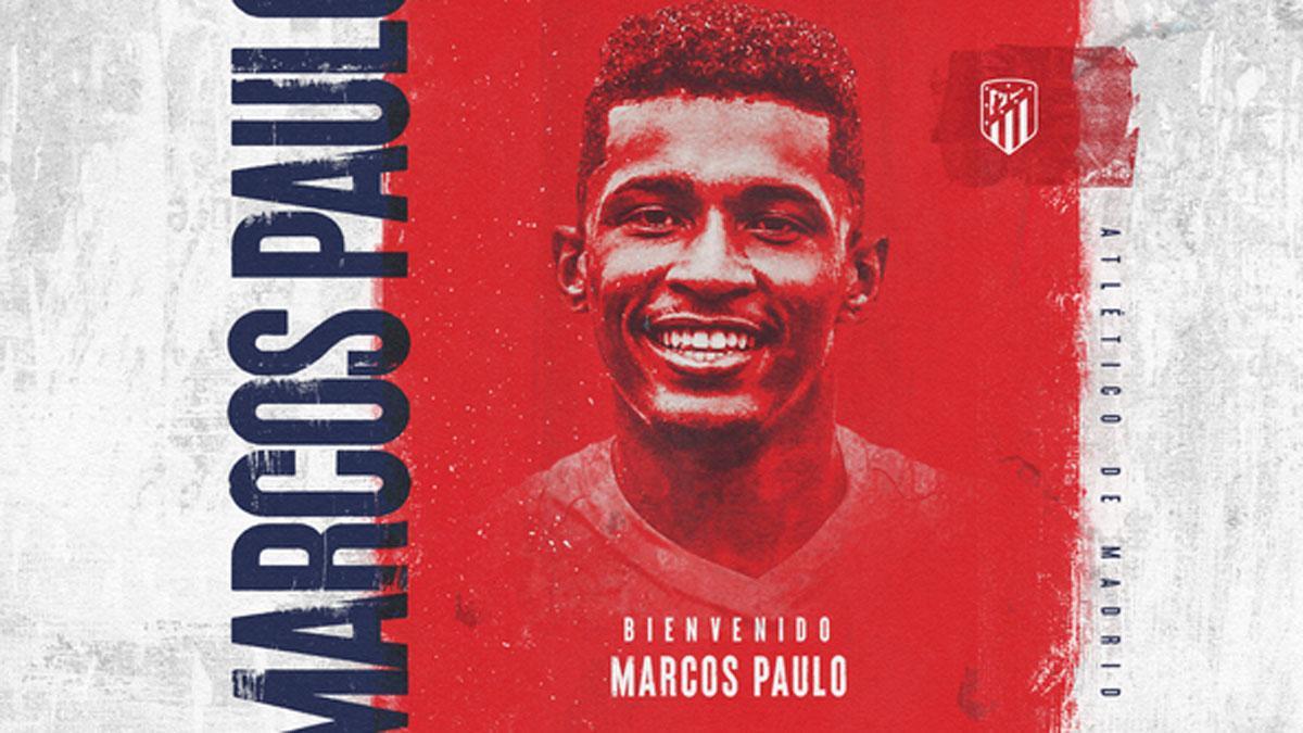 Marco Paulo ya es jugador del Atlético de Madrid