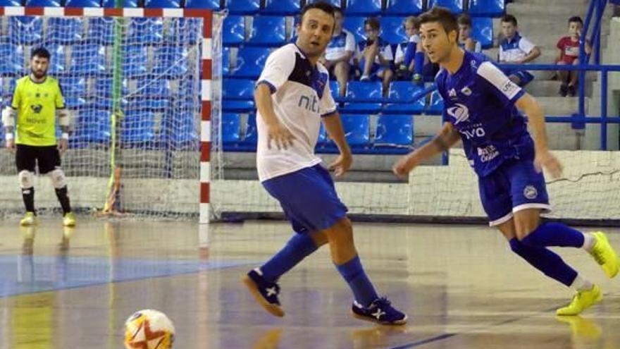 Lance del encuentro entre el Micela Alzira y el Fuensanta