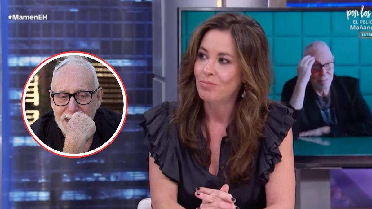 Mamen Mendiz芍bal habl車 de J.M. Mainat en su visita a 'El Hormiguero'.
