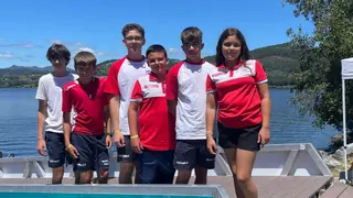 Remeros del Nalón participan en el campeonato de Remo olímpicos y consiguen un oro