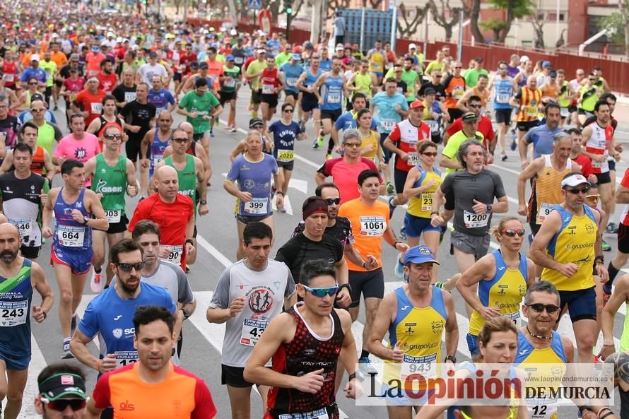 Media Maratón de Murcia: salida