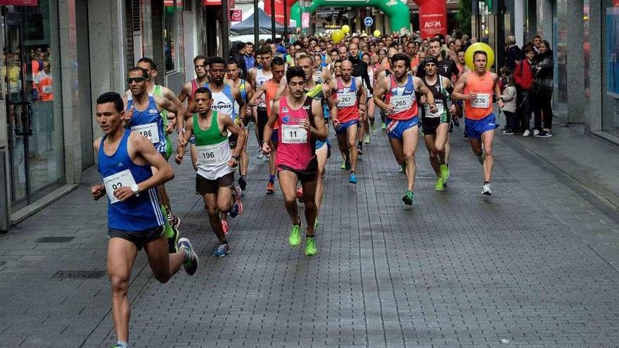 Corredores, durante la prueba de la pasada temporada.