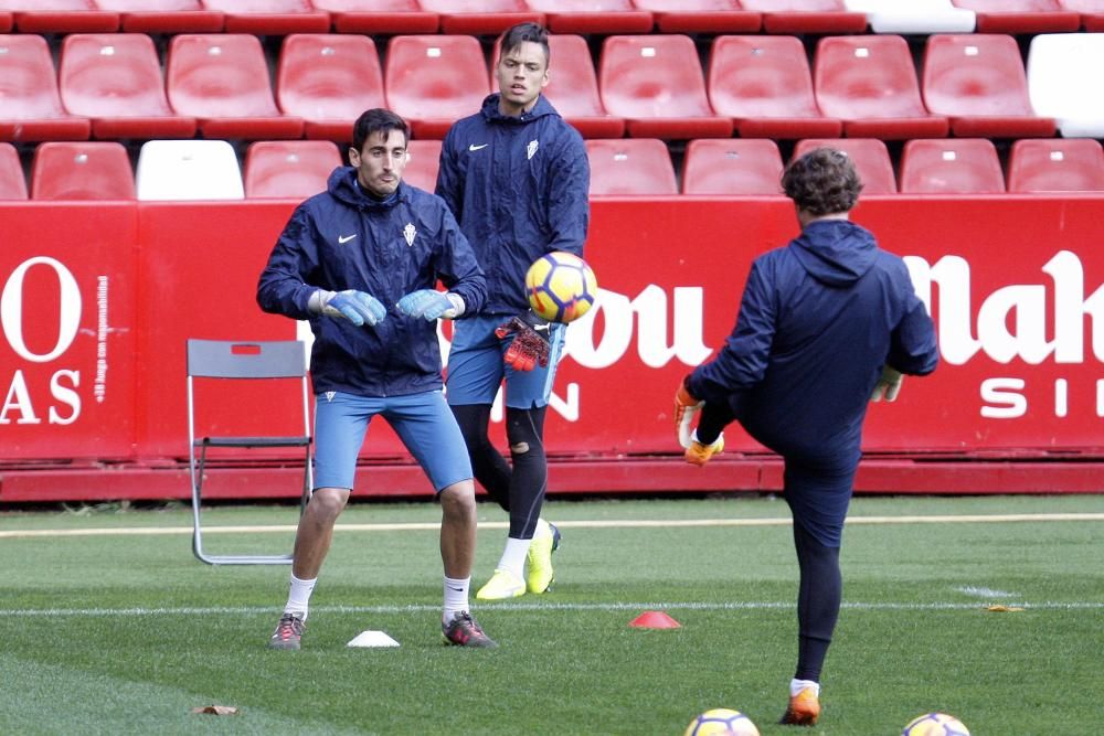 Entrenamiento del Sporting