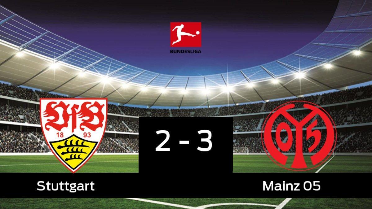 El Mainz 05 derrotó al Stuttgart por 2-3