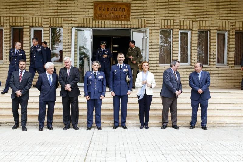 Fotogalería de la visita de Felipe VI a la Base Aérea de Zaragoza