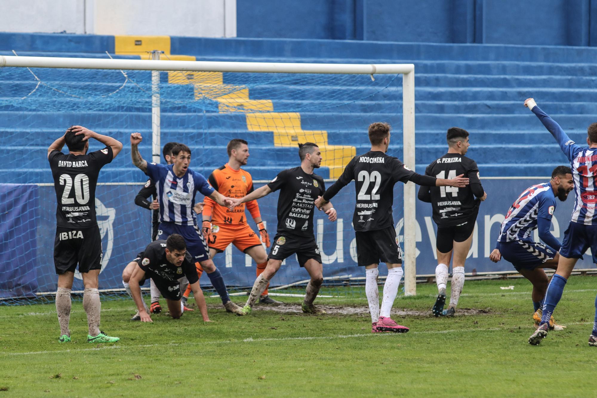 Alcoyano - Peña Deportiva: Las imágenes del partido