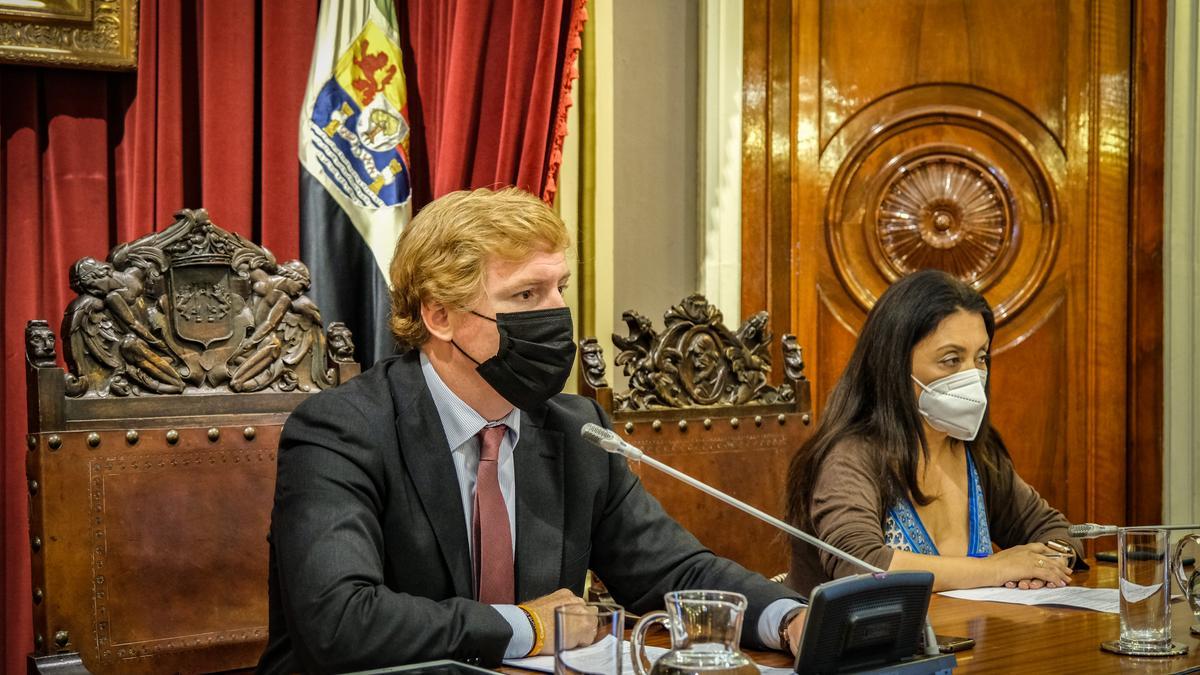 Ignacio Gragera, en el primer pleno que ha presidido.