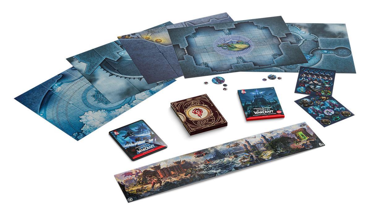 Tableros y cartas de la nueva colaboración de Dungeons &amp; Dragons y WOW.