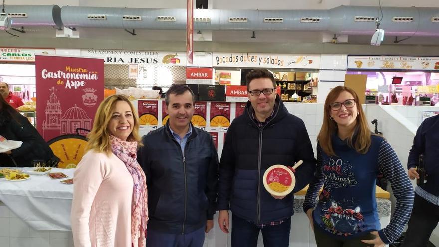 Clausura de la II muestra gastronómica de Aspe en el mercado de abastos