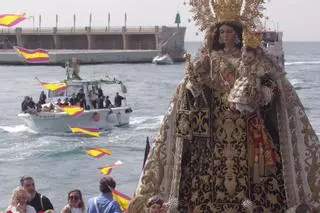 Virgen del Carmen en Málaga: Carmen Coronada y Carmen de los Submarinistas