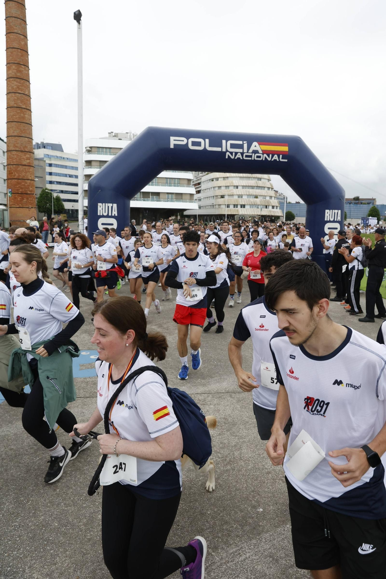 En imágenes: Gijón se vuelca con la "Ruta 091" de la Policía Nacional